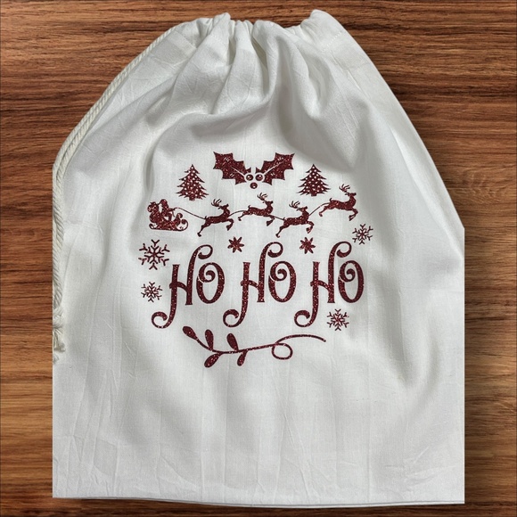 Christmas Cotton Linen Organic Bread Bag, Sourdough Bread Keeper, Baker's Bag - Picture 7 of 7